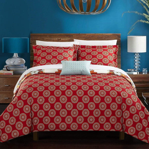 Chic Home Maxim 4 Piece Boho Duvet Cover Set 