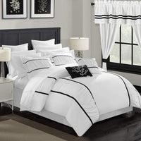 Chic Home Mayan 24 Piece Ruffled Comforter Set 