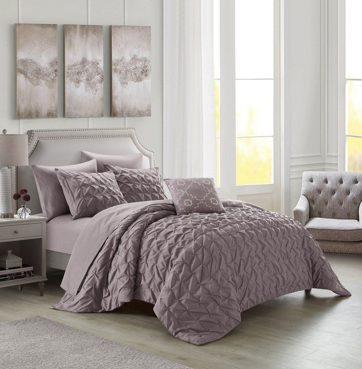 Chic Home Mercer 8 Piece Comforter Set 