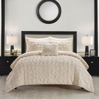 Chic Home Mercer 8 Piece Comforter Set Beige
