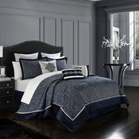 Chic Home Meryl 9 Piece Jacquard Comforter Set 