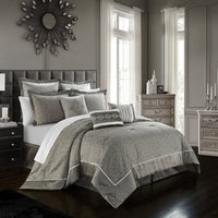 Chic Home Meryl 9 Piece Jacquard Comforter Set 