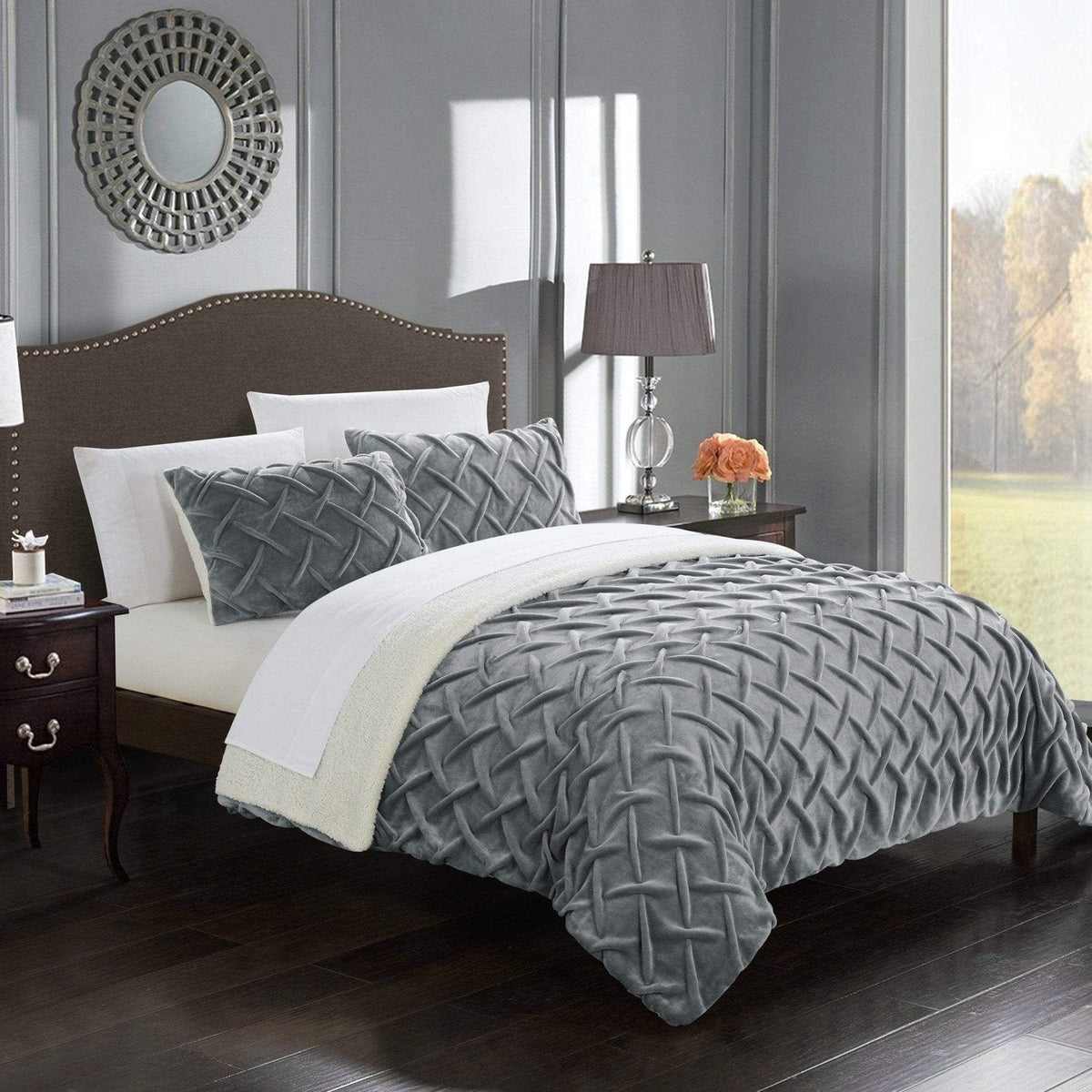 Chic Home Naama 7 Piece Sherpa Comforter Set 
