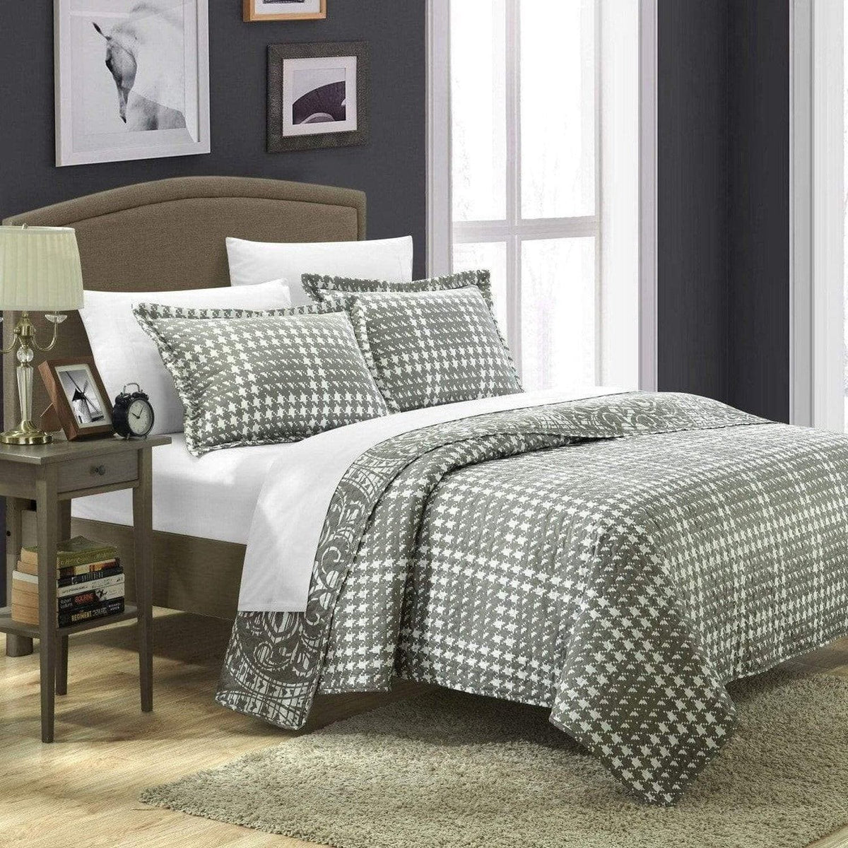 Chic Home Napoli 7 Piece Paisley Quilt Set 