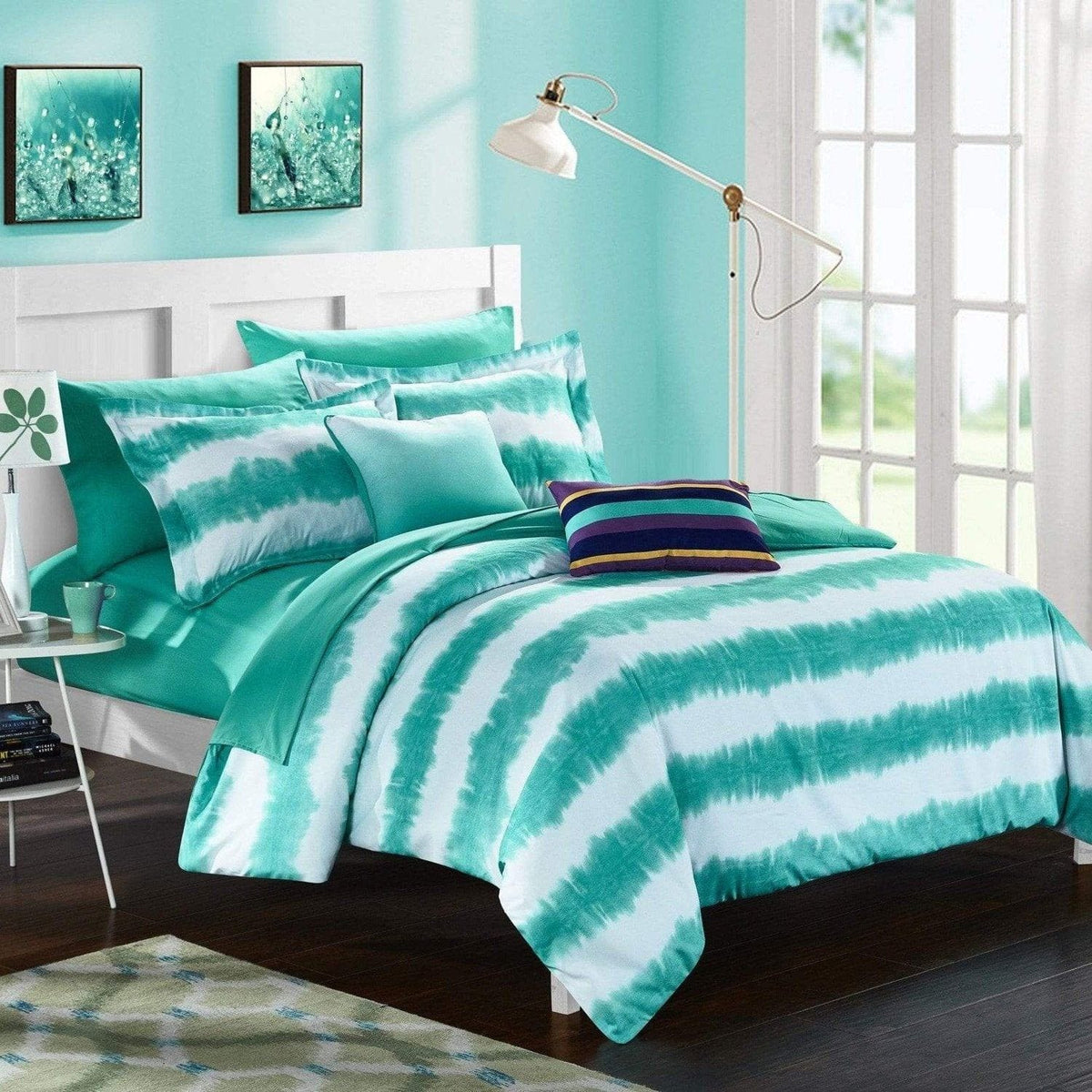 Chic Home Noah 9 Piece Tie Comforter Set 