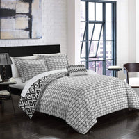 Chic Home Normani 8 Piece Reversible Duvet Cover Set 