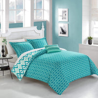Chic Home Normani 8 Piece Reversible Duvet Cover Set 