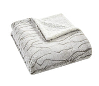 Chic Home Notingham Throw Blanket Cozy Super Soft Plush Decorative Animal Faux Fur Sherpa Lined 