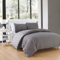 Chic Home Ora 3 Piece Reversible Comforter Set 