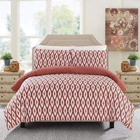 Chic Home Ora 3 Piece Reversible Comforter Set 
