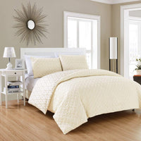 Chic Home Ora 3 Piece Reversible Comforter Set 