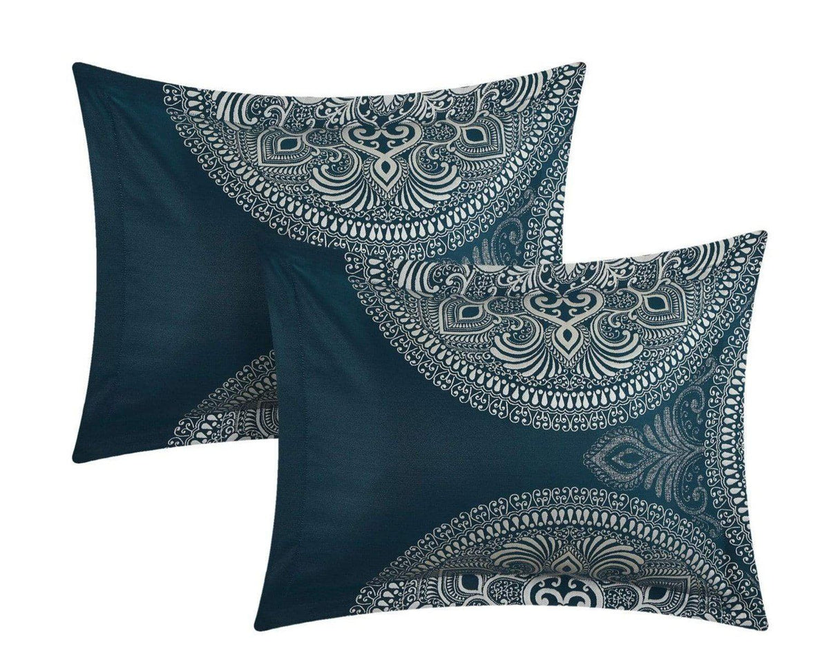 Chic Home Orchard Place 9 Piece Jacquard Comforter Set 
