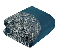 Chic Home Orchard Place 9 Piece Jacquard Comforter Set 