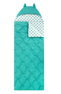 Chic Home Oscar Polka Dot Sleeping Bag with Hood Zipper Closure 