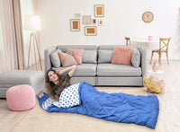 Chic Home Oscar Polka Dot Sleeping Bag with Hood Zipper Closure 