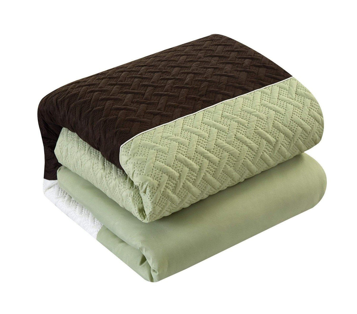 Chic Home Osnat 10 Piece Color Block Comforter Set 