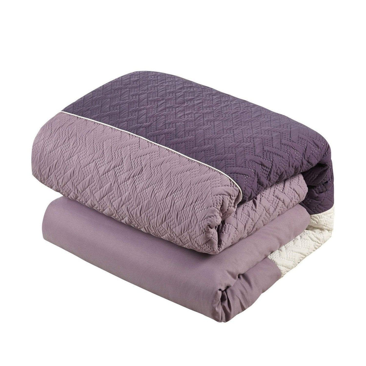 Chic Home Osnat 10 Piece Color Block Comforter Set 