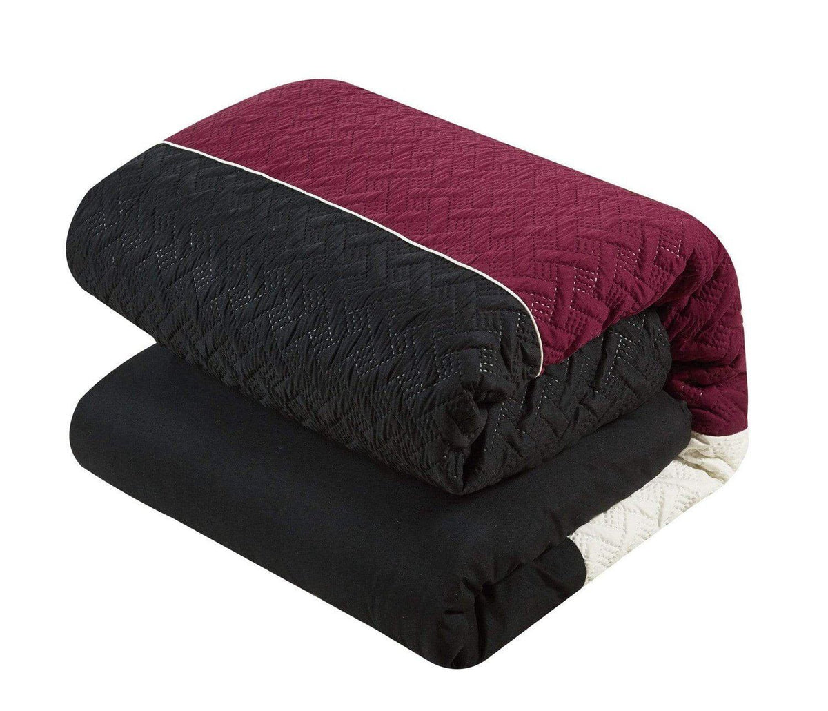 Chic Home Osnat 10 Piece Color Block Comforter Set 