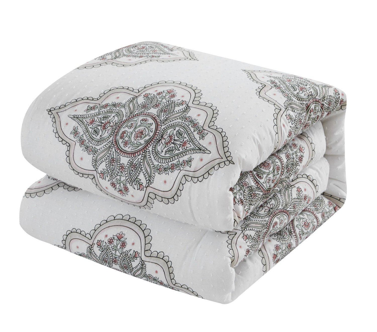Chic Home Pacey 5 Piece Cotton Jacquard Comforter Set 