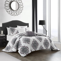 Chic Home Pacey 5 Piece Cotton Jacquard Comforter Set 