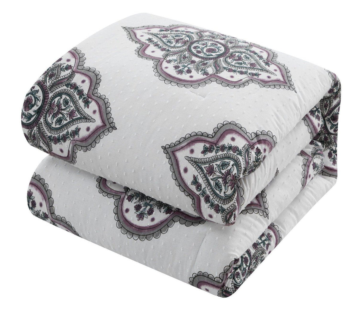 Chic Home Pacey 9 Piece Cotton Jacquard Comforter Set 