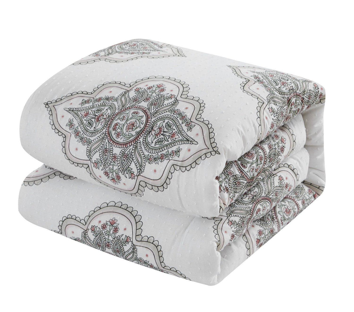 Chic Home Pacey 9 Piece Cotton Jacquard Comforter Set 