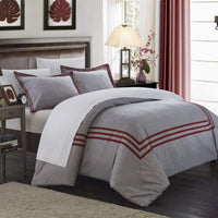 Chic Home Paige 3 Piece Hotel Duvet Cover Set 
