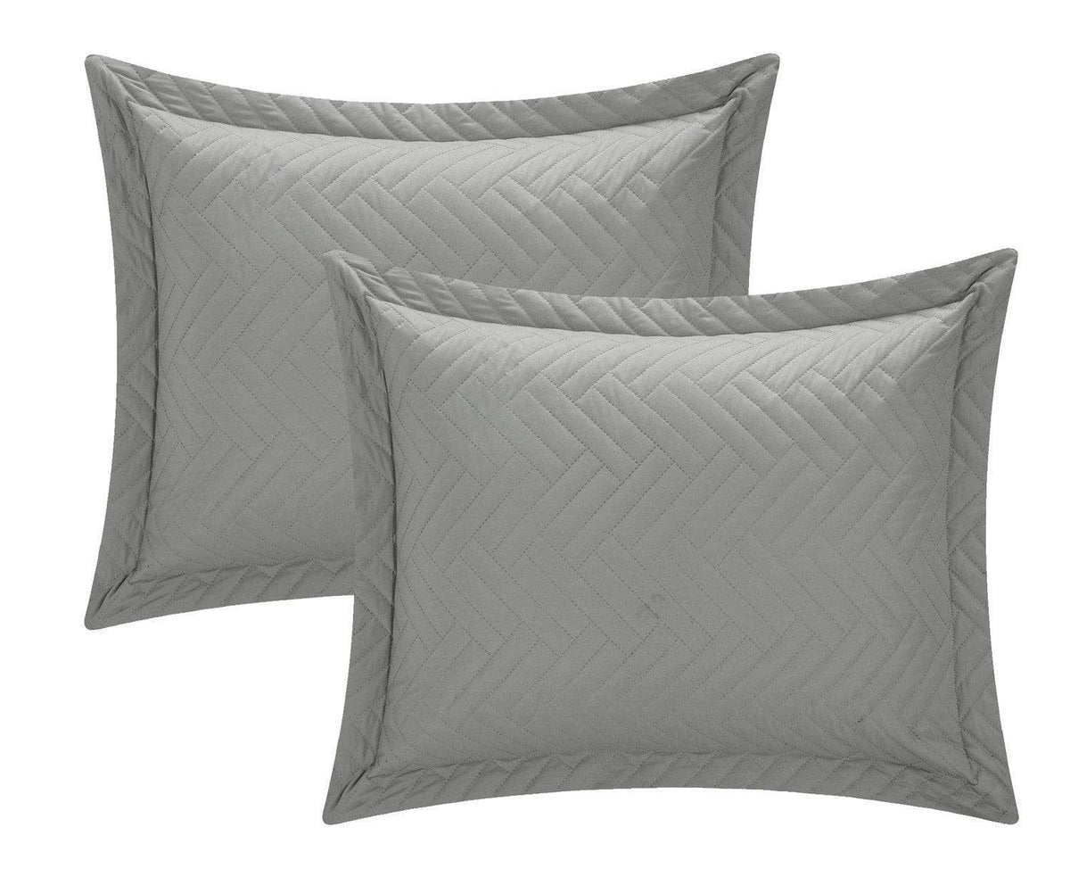 Chic Home Palermo 3 Piece Reversible Quilt Set 