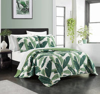 Chic Home Palm Springs 9 Piece Floral Quilt Set 