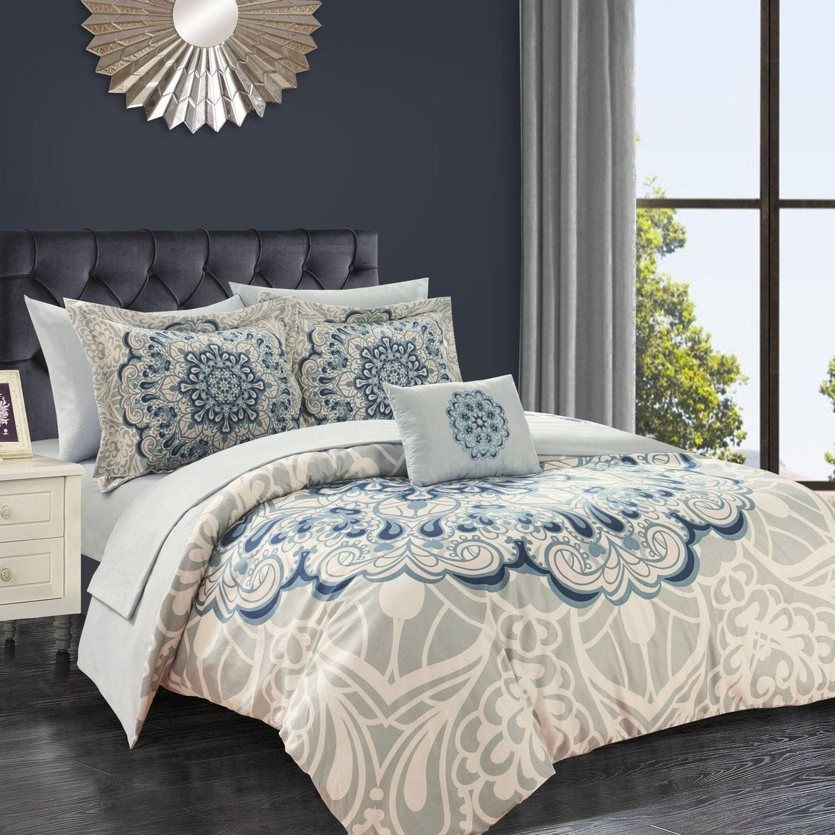 Chic Home Palmer 8 Piece Boho Comforter Set 