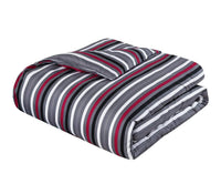 Chic Home Peyton 7 Piece Striped Comforter Set 