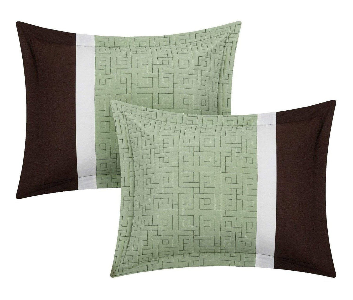 Chic Home Pisa 16 Piece Color Block Comforter Set 