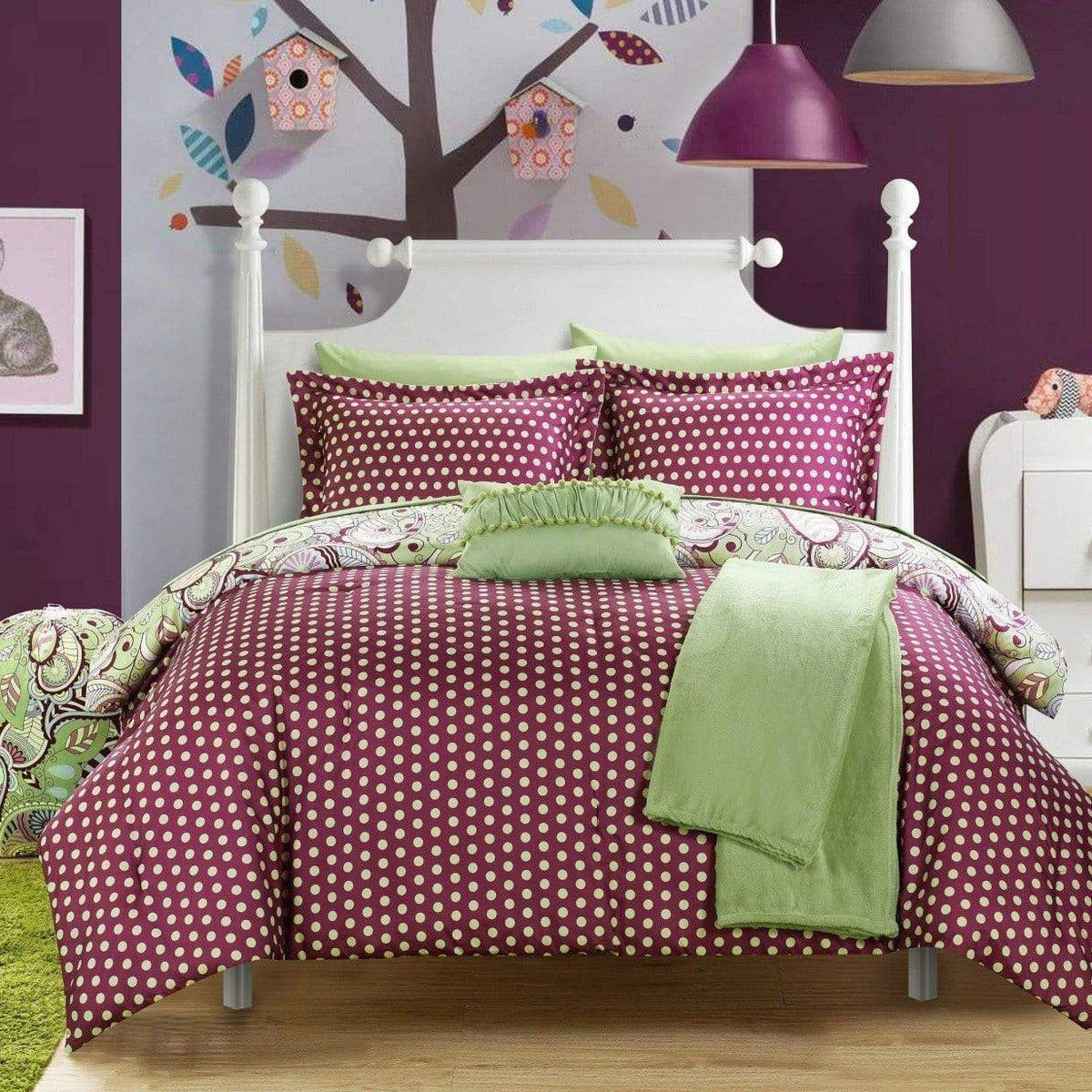 Chic Home Princess 10 Piece Paisley Comforter Set 