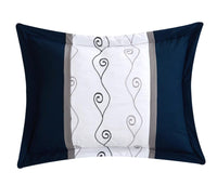 Chic Home Priston 6 Piece Embroidered Comforter Set 