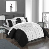 Chic Home Priston 6 Piece Embroidered Comforter Set 