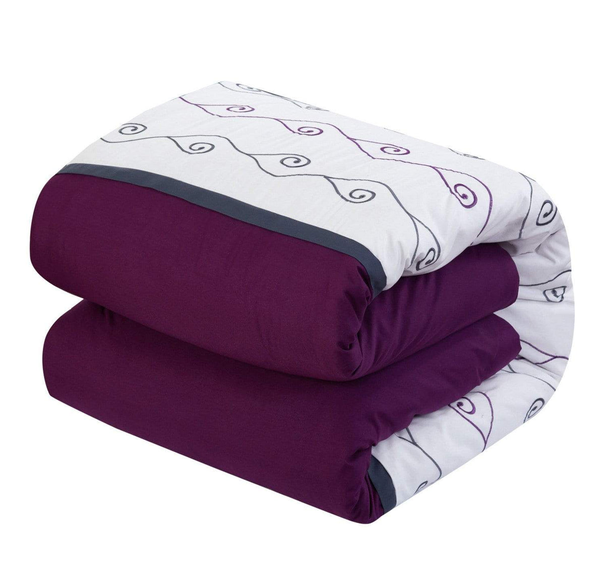 Chic Home Priston 6 Piece Embroidered Comforter Set 