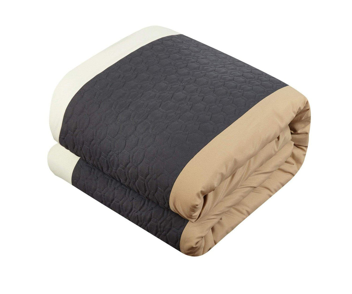 Chic Home Pueblo 10 Piece Color Block Comforter Set 