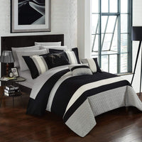 Chic Home Pueblo 10 Piece Color Block Comforter Set 