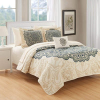 Chic Home Raina 4 Piece Boho Quilt Set 