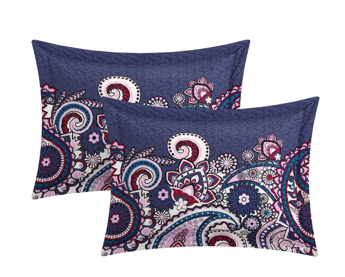 Chic Home Reims 8 Piece Boho Quilt Set 