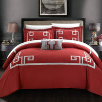 Chic Home Royalton 4 Piece Cotton Duvet Cover Set 