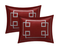 Chic Home Royalton 4 Piece Cotton Duvet Cover Set 