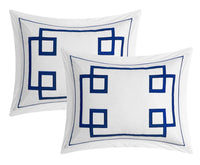 Chic Home Royalton 4 Piece Cotton Duvet Cover Set 