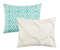 Chic Home Sabrina 10 Piece Reversible Comforter Set 