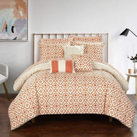 Chic Home Sabrina 10 Piece Reversible Comforter Set 