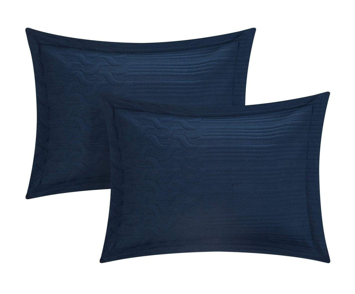 Chic Home Shalya 4 Piece Stitched Quilt Set 