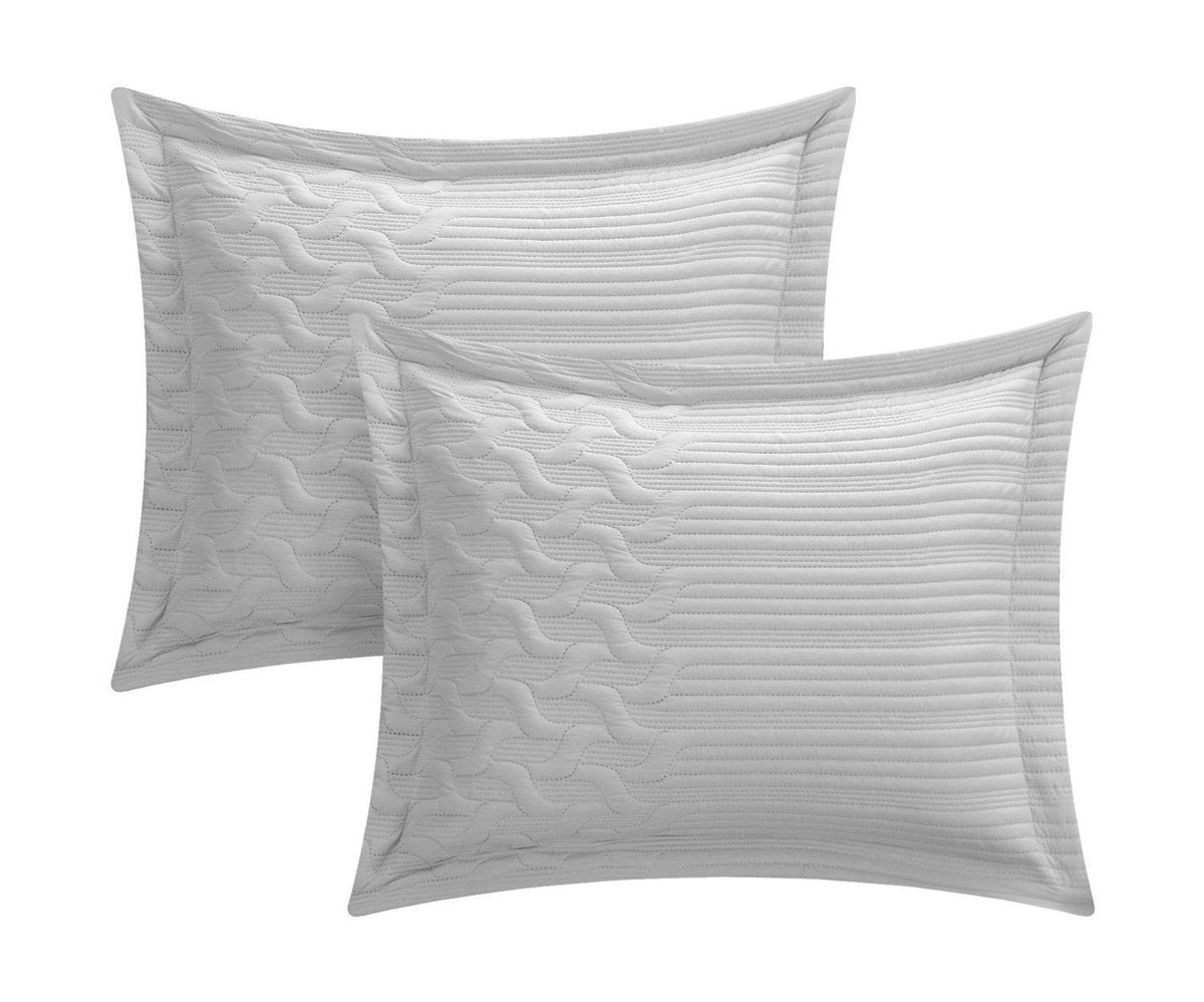 Chic Home Shalya 4 Piece Stitched Quilt Set 