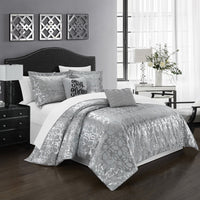 Chic Home Shefield 9 Piece Lattice Comforter Set 