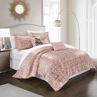 Chic Home Shefield 9 Piece Lattice Comforter Set 