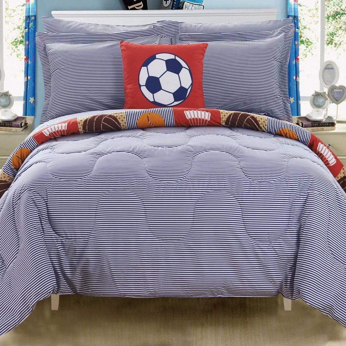 Chic Home Shiloh 8 Piece Reversible Comforter Set 
